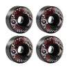 UJEAVETTE 4Pcs 51D Skateboard Wheels 52x30mm NonSlip Skate Board Cruiser Roller Parts