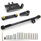 VICRAZZE RC Servo Mount Bracket Mini Servo Arm and Steering Links for ES08MA II Servo Upgrade Parts for Axial SCX24 RC Car Crawl
