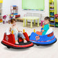 Honey Joy 12V Toddler Bumper Car, Battery Powered Baby Ride On Bumper Car, Dual Joysticks, Flashing Led Light & 360 Degree Spin,