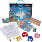 Innovative Designs Sonic The Hedgehog Coloring Art Set For Kids With Stickers And Stampers, 150+ Pieces