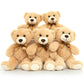 Tezituor Teddy Bear Stuffed Animal Bulk 5 Packs, 14In Small Bulk Teddy Bear Plush, Teddy Bears Centerpiece For Baby Shower, Stuffed Bears Gift For Kids Girlfriend On Christmas, Valentines, Light Brown