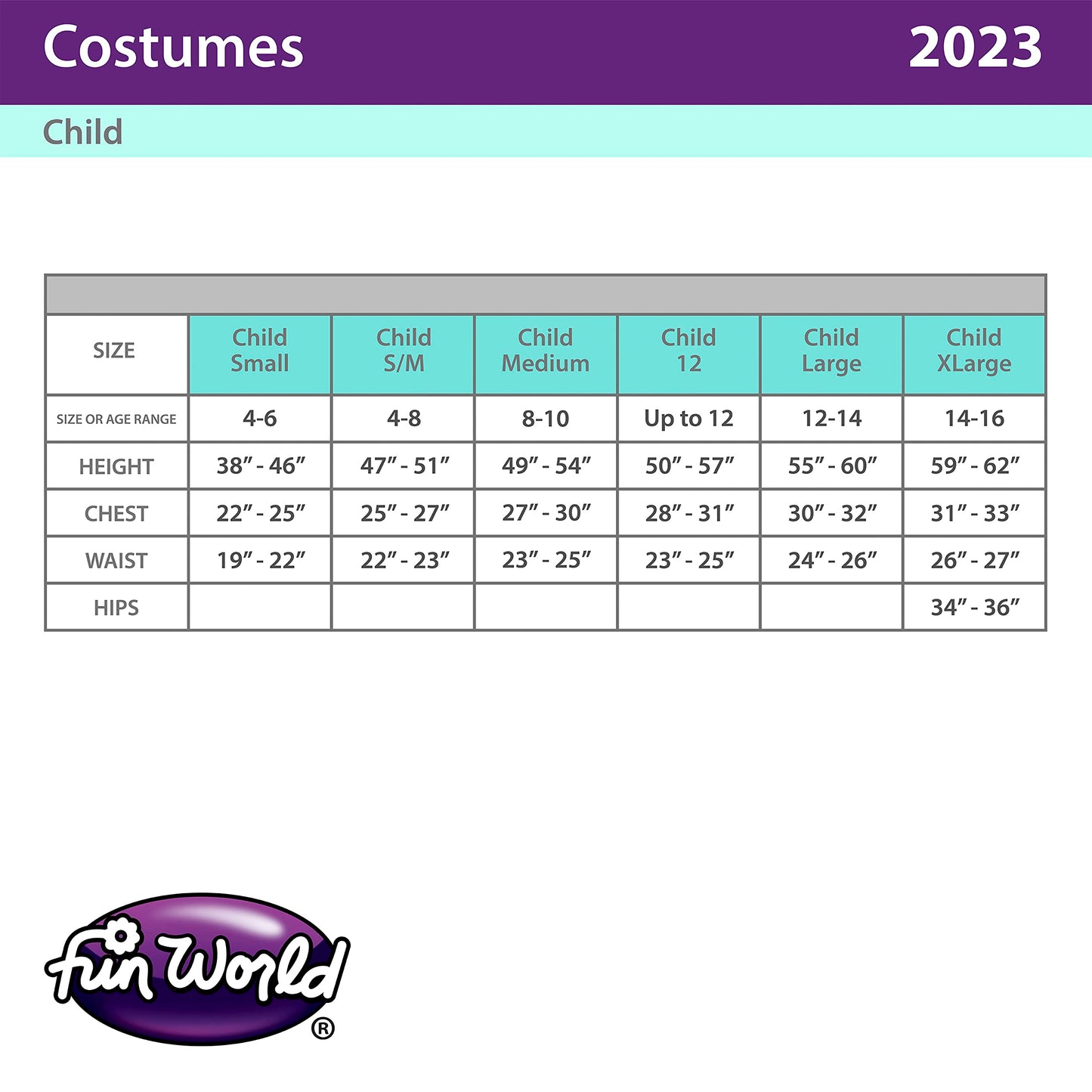 Fun World Witchy Witch Child Costume Small (4-6)
