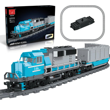 Mocbropcs Train Building Block Set, Freight Cargo Internal Combustion Locomotive Model Building Toys, Gift For Kids Age 8+/Adult