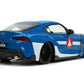 Jada Toys Robotech 1:24 2020 Toyota Supra Die-cast Car w/ 2.75 Max Sterling Figure  Toys for Kids and mature-themeds