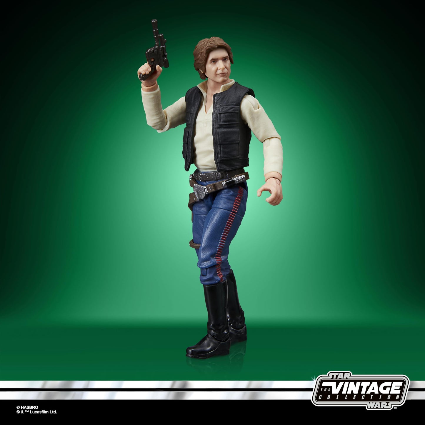 STAR WARS Vintage Collection Han Solo Action Figure, 3.75 Inch, Multicolor, Model G0921, Collectible Plastic Toy