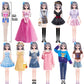 Daniel Axel Magnetic Princess Dress Up Paper Doll Pretend Play Toys,Dollhouse Magnet People Clothes Puzzles Game For 3+ Year Old