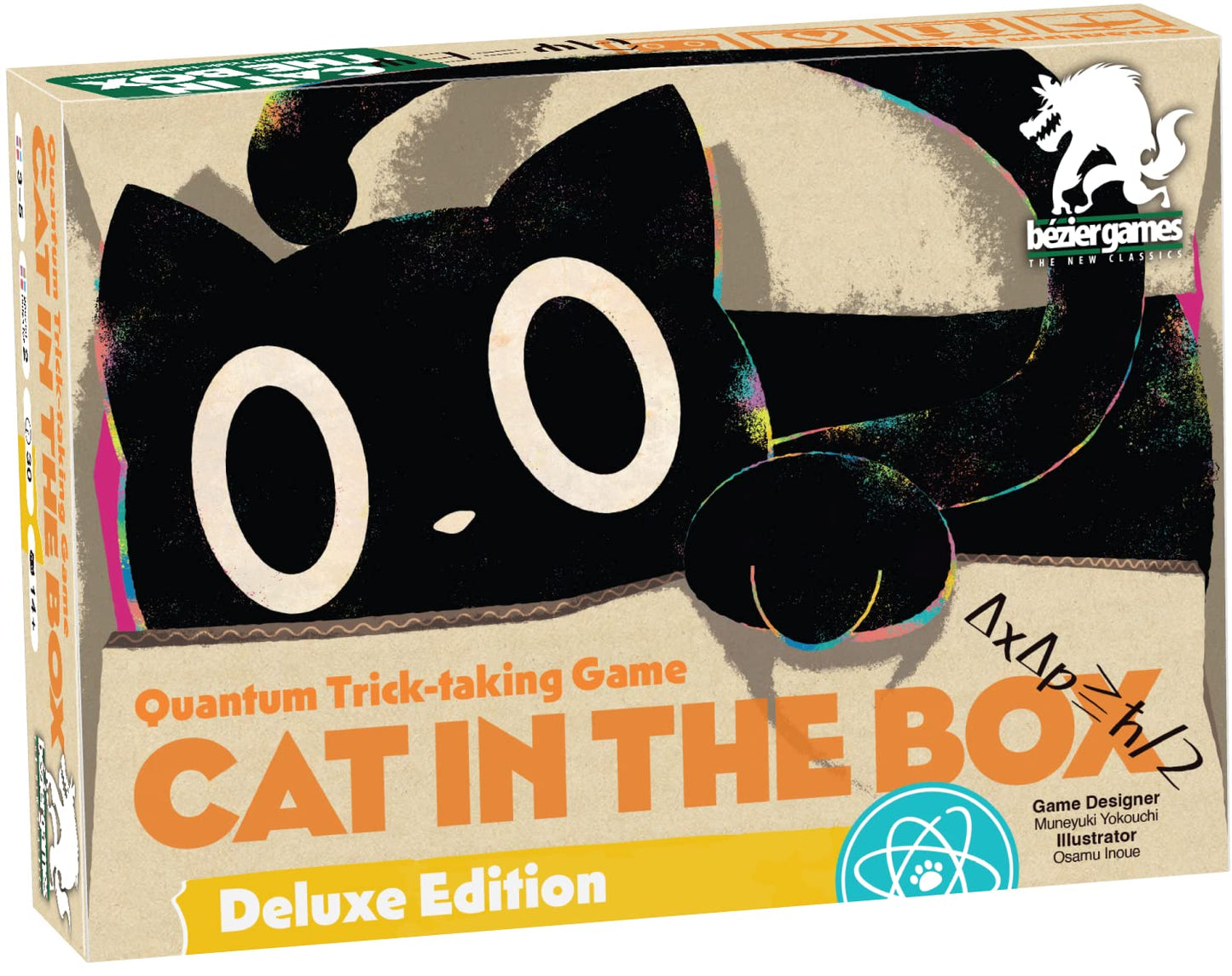 Bezier Games Cat in The Box Deluxe Edition Board Game - Trick Taking Game for 2-4 Players, Ages 10+, Cardboard, 30 Min Play Time