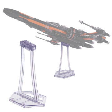Brickvisions Display Stand For Lego 9493 75273 75301 75102 75218 X-Wing Starfighter, 75347 Tie Bomber, 75316 Mandalorian Starfig