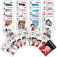 MasterPieces Betty Boop Playing Cards - Cardstock, 52+2 Deck, Assorted Colors - Officially Licensed Family Game
