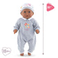 Corolle Bébé Calin Marius Doll - 12" Gray Vinyl Baby Doll, Model 100480