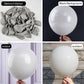 PartyWoo Gray Balloons - 50 pcs 12 Inch Matte Rubber Balloons for Birthday, Wedding & Baby Shower Decorations, Model Y71