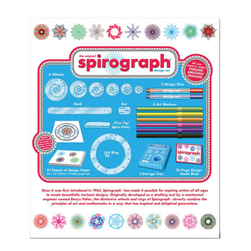 Spirograph Design Set Boxed - Arts and Crafts, Kids Toys, Art Supplies, Craft Supplies, Drawing Kit, Spiral Art, Reproduction of