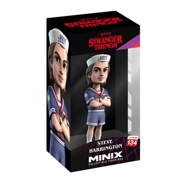 MINIX BANDAI Stranger Things Steve Ice Cream Figure - Collectibles for Display - Gift Idea - Toys for Children and Adults - TV F