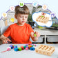 Zgimi 3 In 1 Montessori Wooden Toys, Lacing Beads & Stacking Blocks & Shape Sorter Sequencing Toy Set, Stem Preschool Educationa