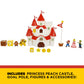 JAKKS Pacific Super Mario Deluxe Mushroom Kingdom Castle Playset with 5 Figures, 2.5" Size, Plastic, Model 70843-1-SOC