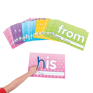 Sight Word Learning Mats - 25 Pieces - Educational And Learning Activities For Kids