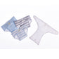 Jc Toys Baby Doll Washable And Reusable Eco Diapers 4 Pack Fits Dolls 14 To 18 Inch In Blue/White/Grey