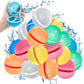 Reusable Water Balloons Quick Fill Soft Silicone Self Sealing Water Balls Outdoor Water Toys With Mesh Bag For Outdoor Summer Fun Party Kids Outside Play Water Games Gift Pool Activity (18Pack)