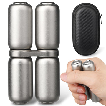 Handheld Fidget Hand Roller Toy, Metal Fidget Spinner for Kids Adults, Portable Hand Grip Strengthener, Compact Alloy Metal Sile