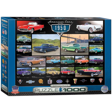 Eurographics 1950'S Cruisin' Classics Jigsaw Puzzle (1000-Piece)