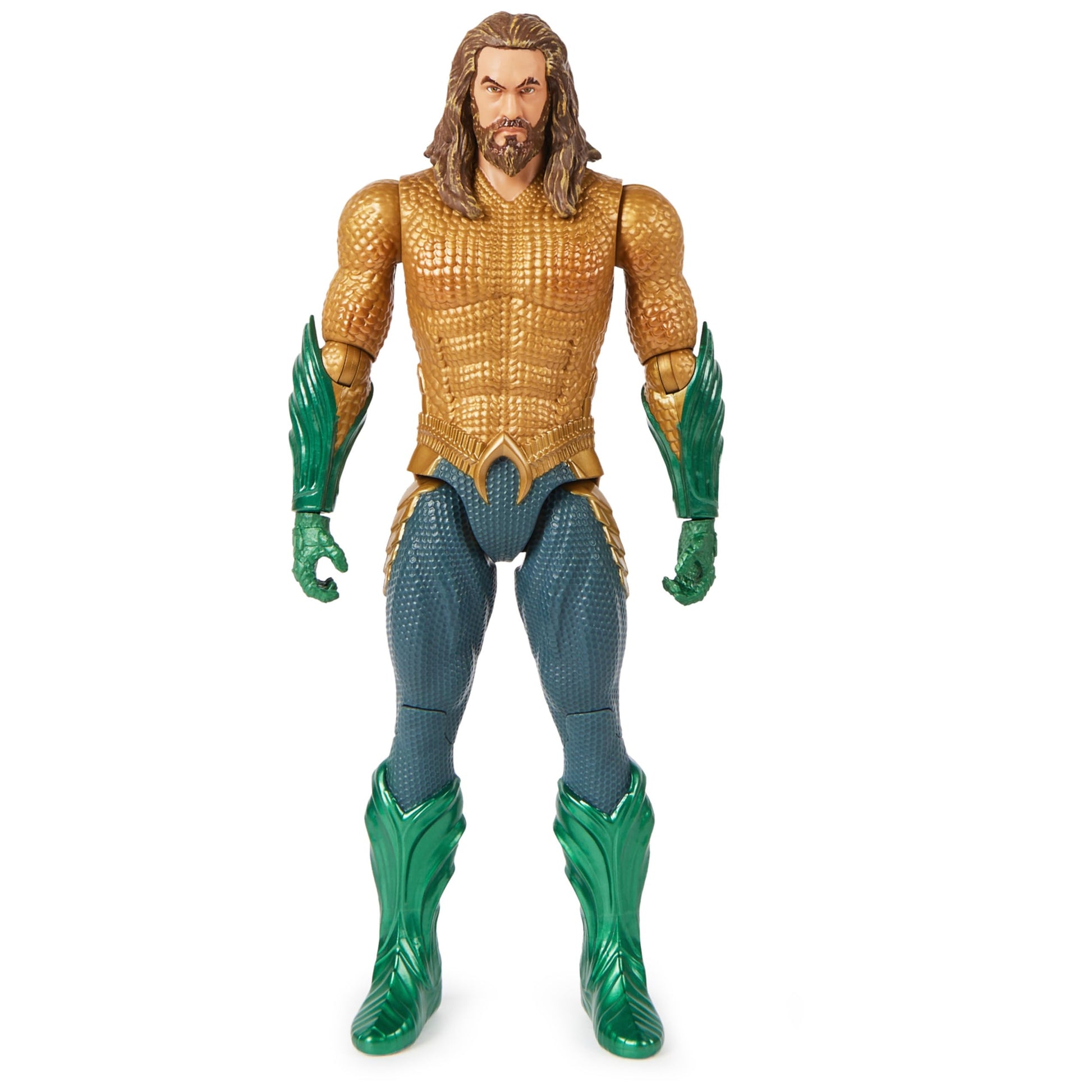 DC Comics  Aquaman Action Figure  12-inch  Detailed Sculpt and Movie Styling  Easy to Pose  Collectible Superhero Kids Toys for Boys & Girls-New