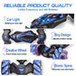 YEMIAI 1:10 Gesture Sensing RC Stunt Car with Lights Music, Hand Controlled RC Car Toys for Age 6-13, Hand Control Drift Remote