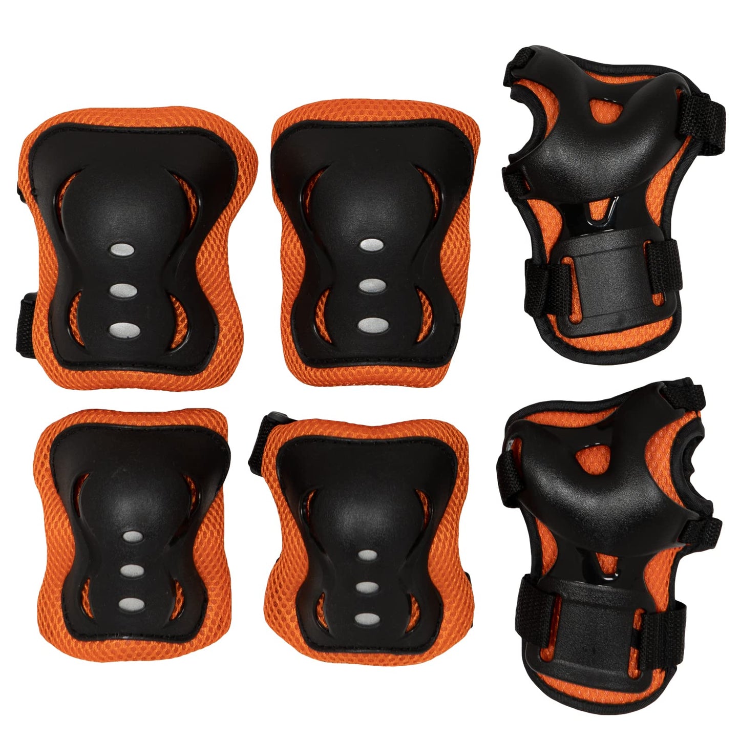 Lenexa Go Gro Adjustable Quad Roller Skate Bundle - Kids Roller Skates With Wrist Guards, Knee Pads, Elbow Pads, And Matching Ba