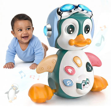 Kidology Walking Dancing Baby Penguin Toy With Music & Led Lights | Educational Preschool Development Kid Toy For 3-18 Months Ol