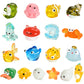 18pcs Ocean Mini Resin Animals 18 Styles Tiny Sea Resin Animals Figurines Miniature Little Small Plastic Animal Figures Bulk for