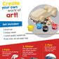 Works of Ahhh... Mini Craft Set - Race Car Build & Paint Family Craft Set