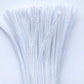 Carykon 100 PCS Fuzzy Chenille Stems Pipe Cleaners for Arts and Crafts (White)