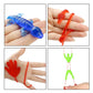 Wankko 72-Piece Vinyl Sticky Toy Assortment - Wall Climbers, Animals, Hands, Hammers, Frogs - Model WK-007
