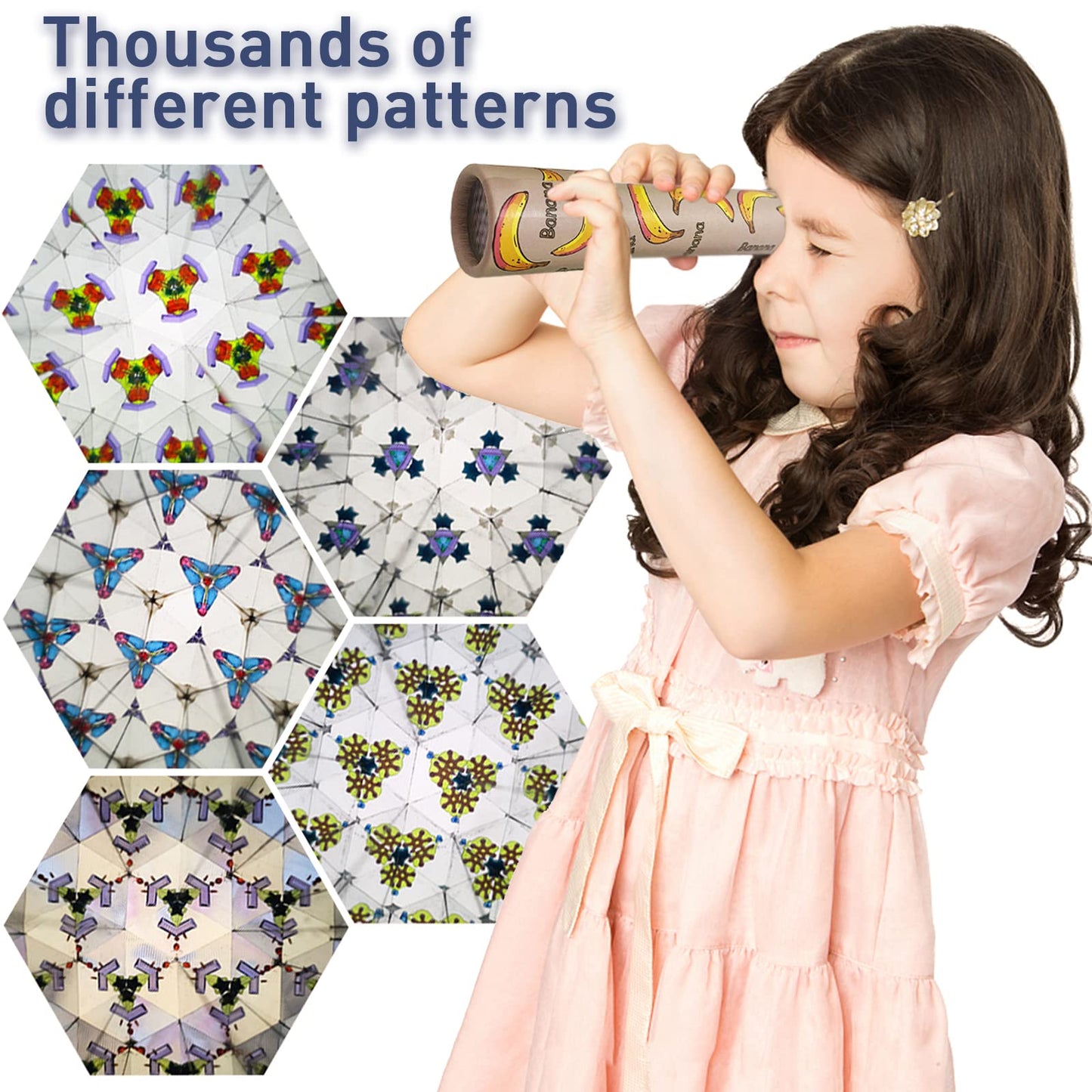16 Pcs Classic Kaleidoscopes Toys,Magic Kaleidoscopes,Educational Kaleidoscope,Colorful And Varied Kaleidoscope For Birthday Present,Students,Kids,Party Favors,Bag Fillers,School Classroom Prizes