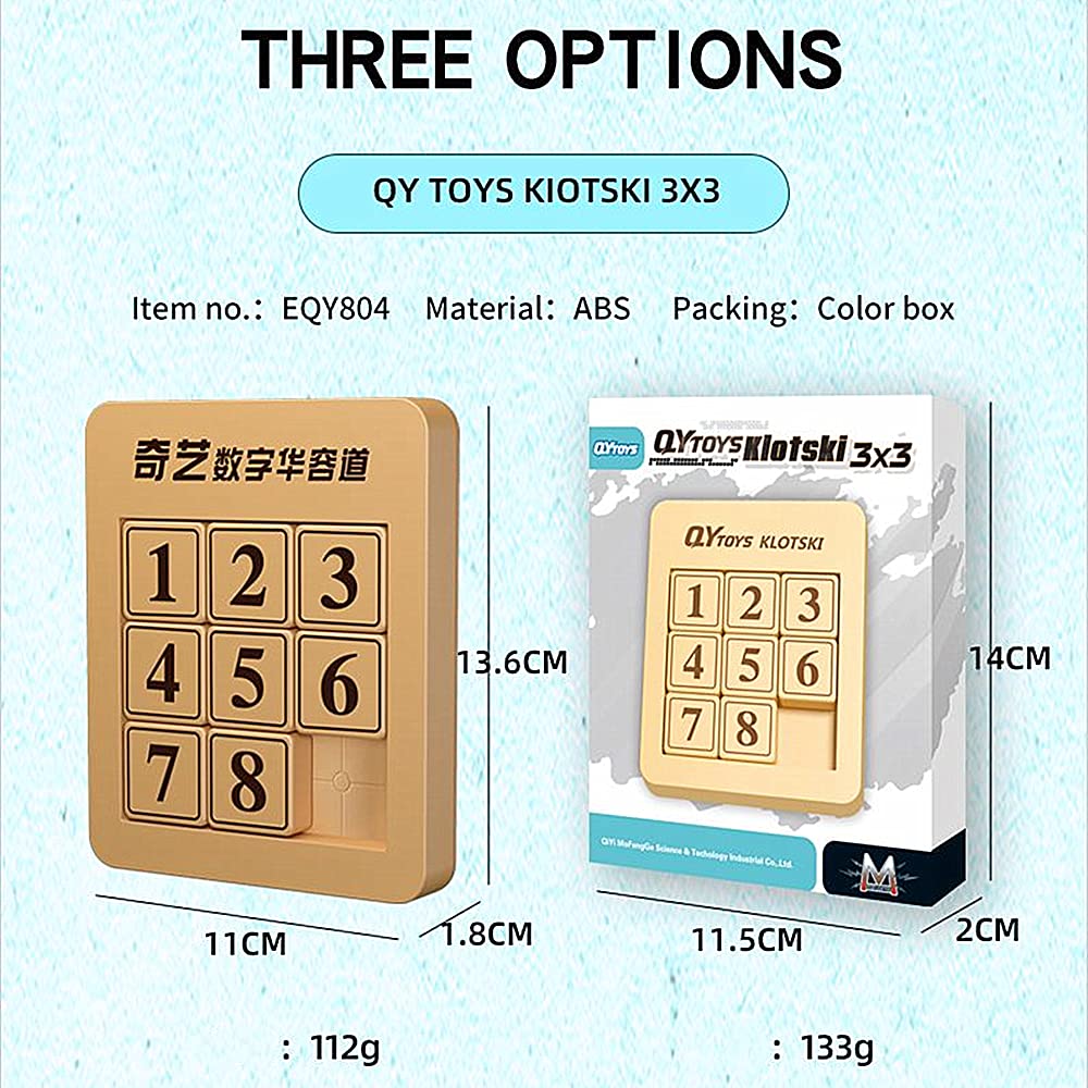 Liangcuber Qy Toys 5X5 Klotski Puzzle Magnetic Sliding Number Puzzle Abs Brain Teasers Toy Tangram Jigsaw Intelligence (24-Digit