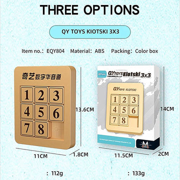Liangcuber Qy Toys 5X5 Klotski Puzzle Magnetic Sliding Number Puzzle Abs Brain Teasers Toy Tangram Jigsaw Intelligence (24-Digit