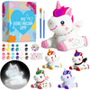 FUNZBO Paint Your Own Unicorn Lamp Kit - Arts and Crafts Supplies Painting Kits for Kids Teens Adults, DIY Night Light Unicorn T