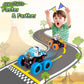 Lodby Dinosaur Trucks Toys For Kids 3-5 Year Old Boys, Friction Powered Dino Vehicles Toys For Age 3-5 Year Old Boys Birthday Gi