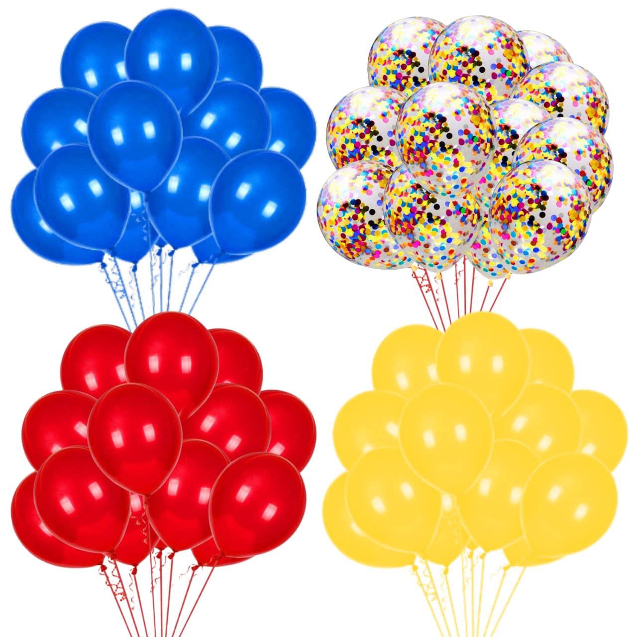 72 Pcs Carnival Party Balloons Carnival Theme Party Decorations Carnival Balloon Bouquet Carnival Birthday Party Decorations Car