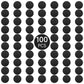 DisplayMore 100Pcs Round Plastic Model Bases 32mm for Gaming Miniatures or Wargames Role Playing Board Game Figure Toy (100PCS-3