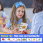 Hahagift Educational Toys For 3-5 Year Old Boy Girl Gifts, Matching Letter Learning Games Activities, Ideal Christmas Birthday Gift For Toddler Kids Age 3 4 5 6 7 Year Olds Boys Girls