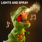 Niplooow Dinosaur Shooting Toys For Kids 3-5 Years, Movable Target Shooting Games With 2 Air Pump Launcher, Interactive Competit