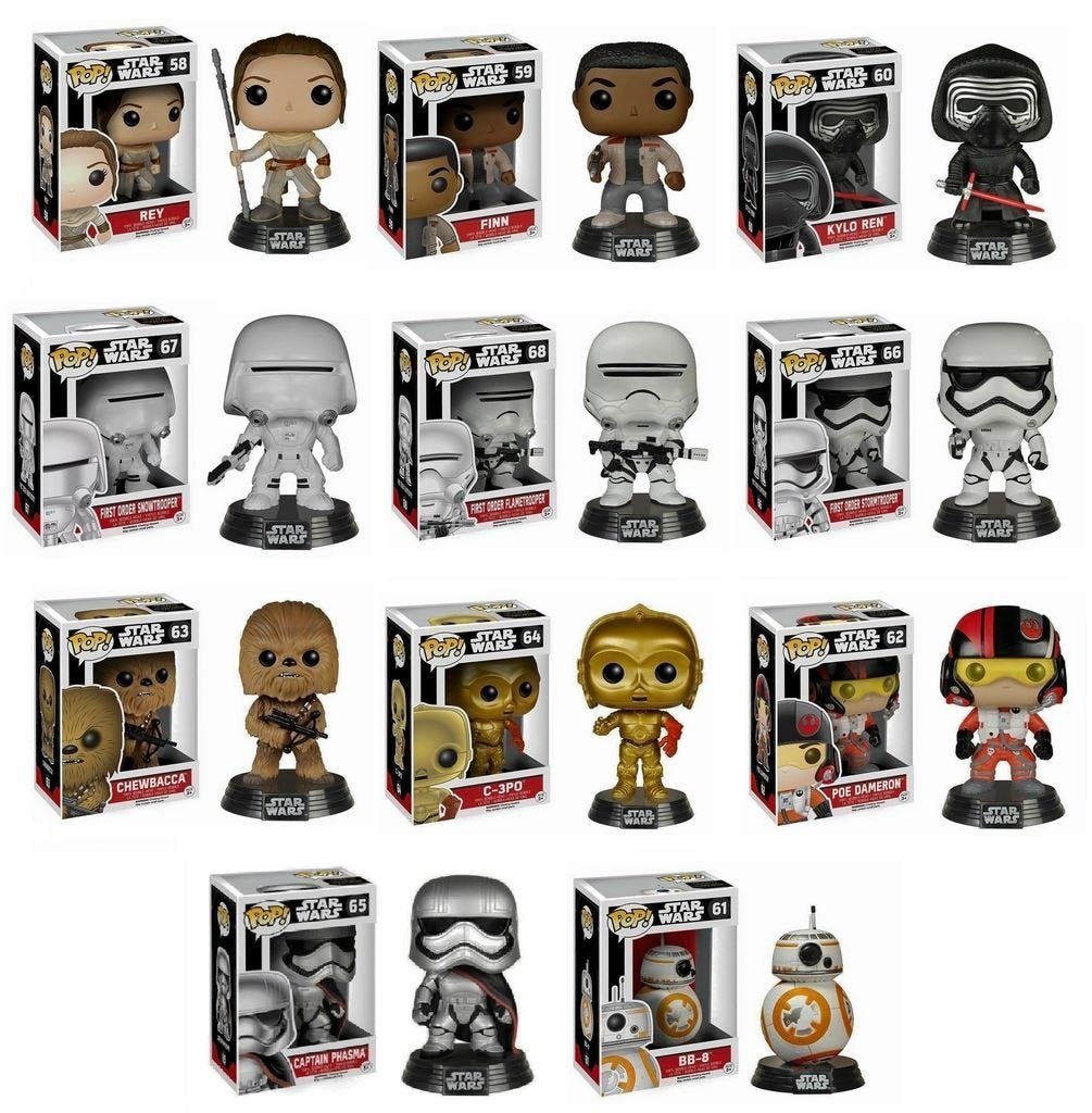 Funko POP Exclusive Mystery Starter Pack - Set of 6 Random Funko POPS, Multi-color, FUNK001406, No Duplicates