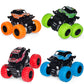 LONANDY 4 Pack Monster Truck Toys for Boys and Girls - Friction Powered Push and Go Toy Cars, Inertia Car Toy Set Stunt Toy Vehi