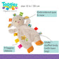 Taggies Sherbet Lamb Lovey Toy, 12 Inch (Pack Of 1)