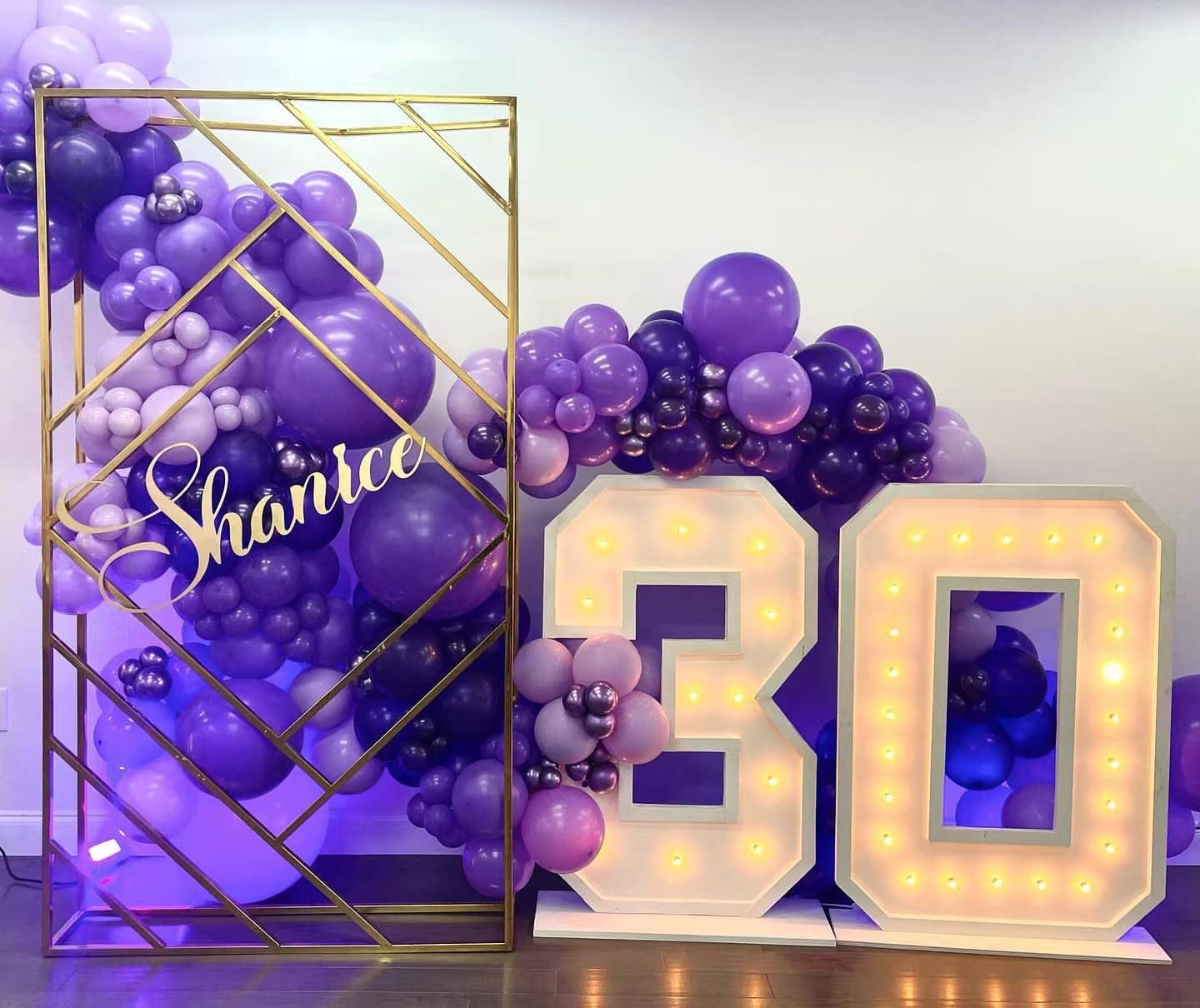 Bezente Purple Balloons Latex Party Balloons - 100 Pack 12 Inch Round Helium Purple Balloons For Wedding Graduation Halloween Bi