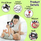 High Contrast Baby Toys For Newborn: Black And White Baby Toys Book 0-3 Months - Tummy Time Mirror For Infant 6 7 8 9 10 11 12 M