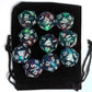 10Pcs D20 Polyhedral Dice Set 22Mm For Dnd Rpg Mtg Dungeons And Dragons Dice (Purple+Green)