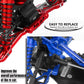 ARRCat Aluminum Rear Lower Arm Suspension Mount Set Upgrades Part for Arrma 6S 1/8 Typhon Kraton Notorious 6S,Felony Infraction
