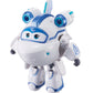 Super Wings 5' Transforming Supercharged Astra Airplane Toys Action Figure, Airplane To Robot In 10 Steps, Toy Plane Vehicle For 3-5 Year Old Boys & Girls, Birthday Gifts For Preschool Kids,White