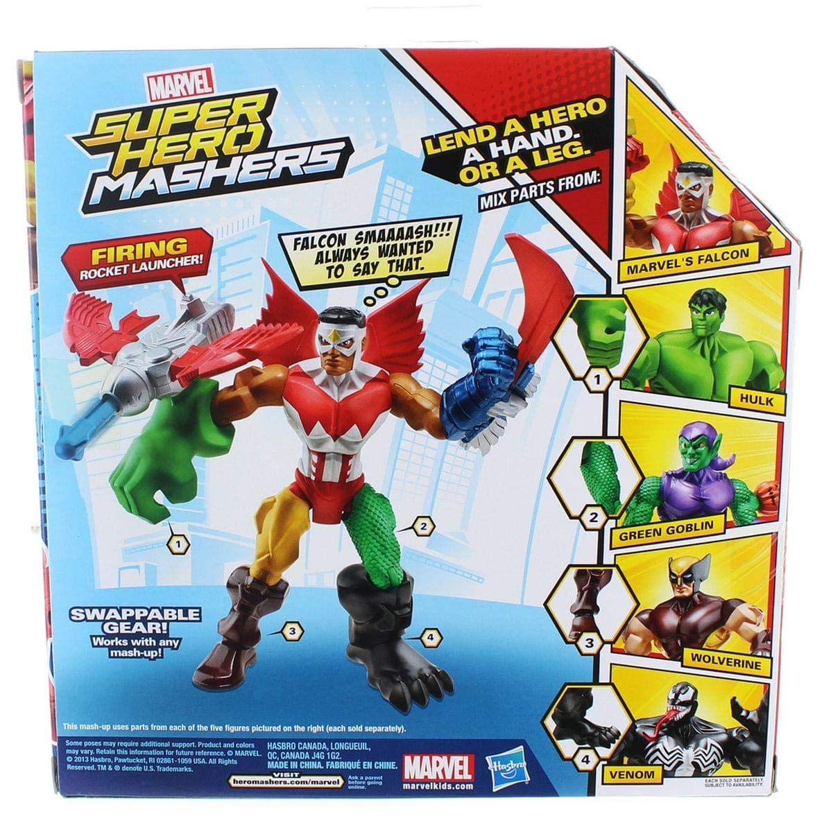 Marvel Super Hero Mashers Marvel'S Falcon Figure